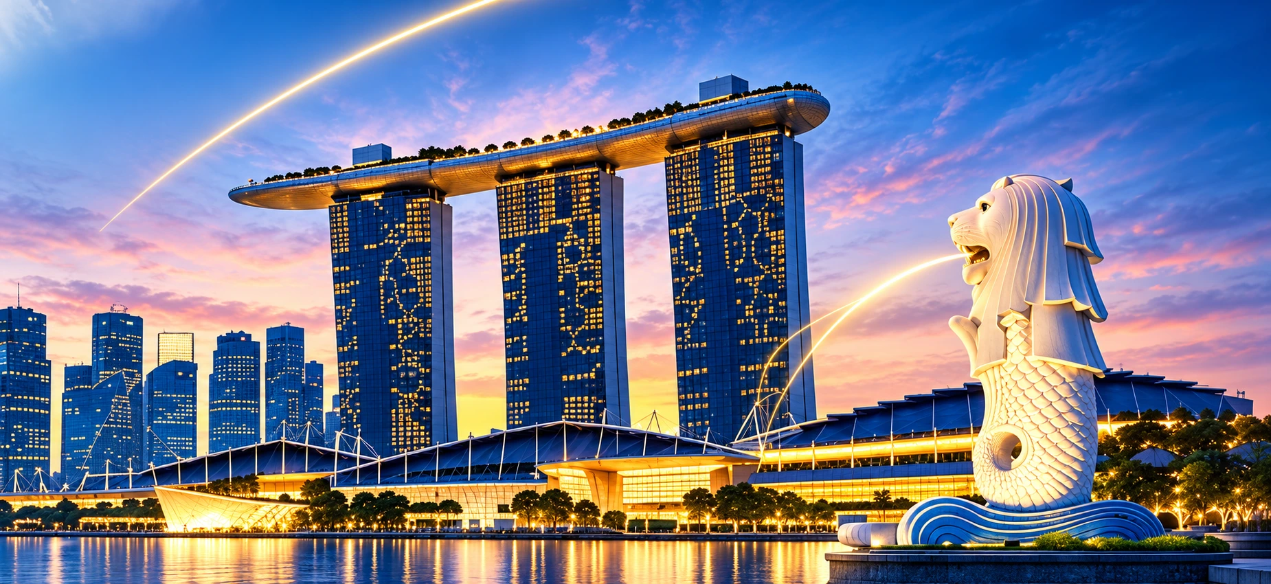 Singapore skyline representing VRPAY global operations
